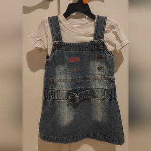Denim Blue Kids Casual Dress